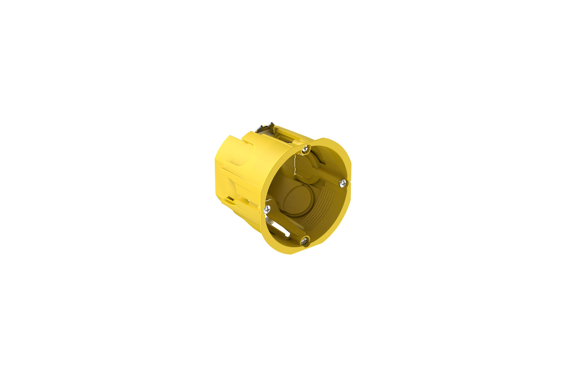 КоробкаустановочнаядляполыхстенSystemeElectricMultiBox68(65)х60ммжелтаяIMT35151
