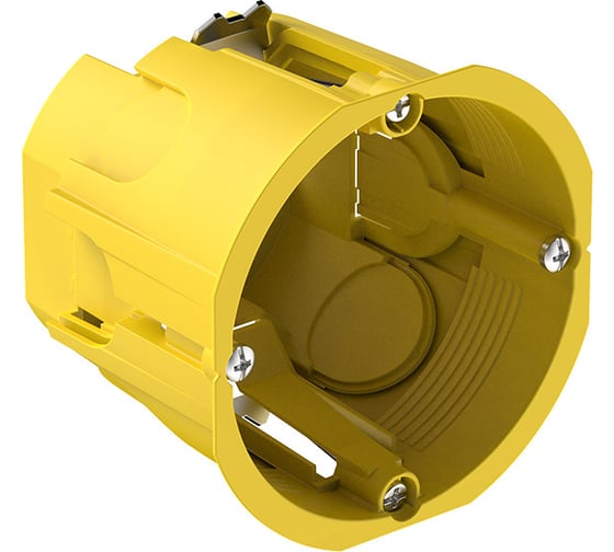 Коробка установочная для полых стен Systeme Electric MultiBox 68(65) х 60 мм желтая со стикером IMT351511