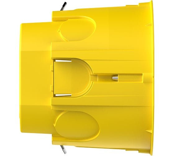 Коробка установочная для полых стен Systeme Electric MultiBox 68(65) х 60 мм желтая со стикером IMT351511