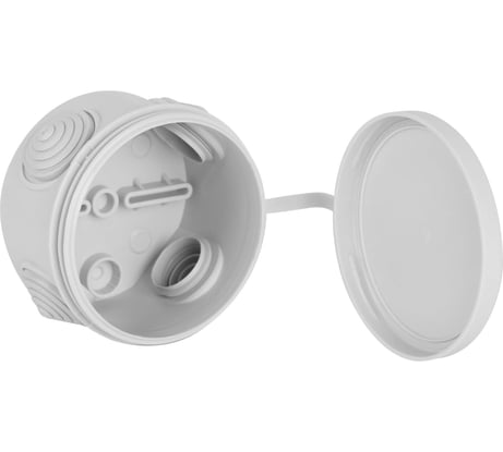 Коробка распаячная Рувинил для открытой проводки Тусо D 70мм H 50мм белая 67020МБ