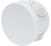 Коробка распаячная Рувинил для открытой проводки Тусо D 60мм H 40мм серая 67010М