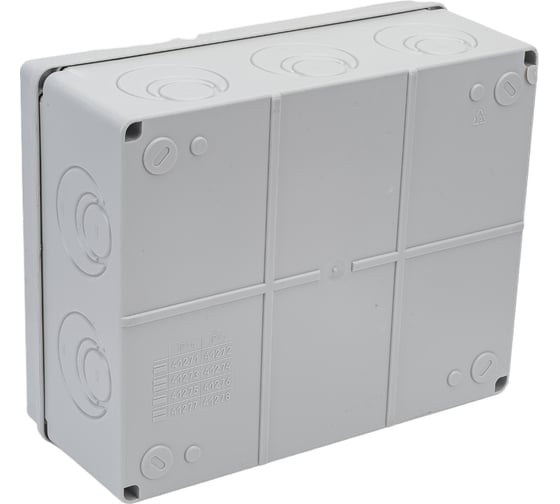Приборная коробка УРАЛ ПАК 240х195х97, IP 55, 5 вх.КО-64027240-006