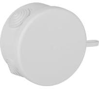 Коробка распаячная для открытой проводки Рувинил Тусо D 80мм H 50мм белая 67025МБ