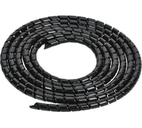 Спираль монтажная IEK СП-09 черная (2м/упак) USWB1-09-02-K02