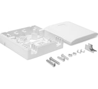 Настенная коробка LANMASTER на 1 адаптер SC LAN-SBF1-WH