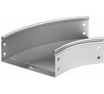 Угол горизонтальный DKC CPO 45 400x100, в комплекте с крепежными элементами и соединительными пластинами, 1 упаковка 36105K