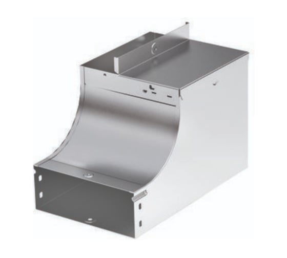 Угол вертикальный внутренний DKC, переходник CSSS 90 осн. 100 H80 в комплекте с крепежными элементами и соединительными плас 1 УП 37062K 1