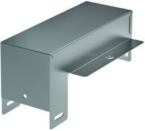 Ответвитель крышка DKC Т образный, вертикальный, вниз, DDS 100/50, в комплекте с крепежными элементами и соединительными пластинами, 1 упаковка 37378K