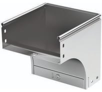 Угол DKC CDV 90 вертикальный внешний, осн.100 H80, в комплекте с крепежными элементами и соединительными пластинами 37372K