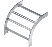 Угол вертикальный внешний DKC 90 градусов, 80x400 R300, в комплекте с крепежными элементами и соединительными пластинами LO8340K