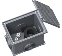 Контрольно измерительный колодец DKC 335x240x255 мм, пластик 1 шт NE6000