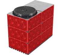 Пластиковый колодец для кабельной канализации DKC с пластиковым люком, 1500x750x1125 1 шт 281500