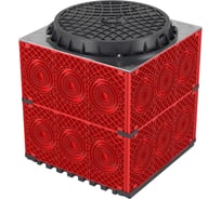 Пластиковый колодец для кабельной канализации DKC с пластиковым люком, 750x750x750 1 шт 270750