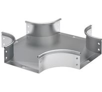 Ответвитель крестообразный DKC DPX 400x100, в комплекте с крепежными элементами и соединительными пластинами, 1 упаковка 36225K