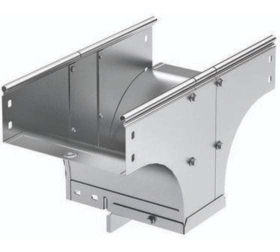 Ответвитель DKC переходник TDSR T образный вертикальный 200/100 в комплекте с крепежными элементами и соединительными пласти 1 УП 37624K 1