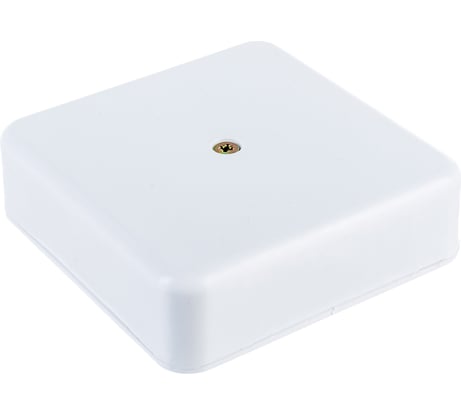 Распаечная коробка для кабель-канала УРАЛ ПАК 75х75х20мм, белая, без клеммы IP40 КР-513190075-080