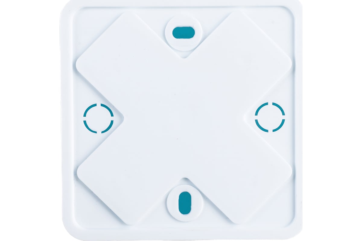 Распаечная коробка для кабель-канала УРАЛ ПАК 75х75х28мм, белая, без ...