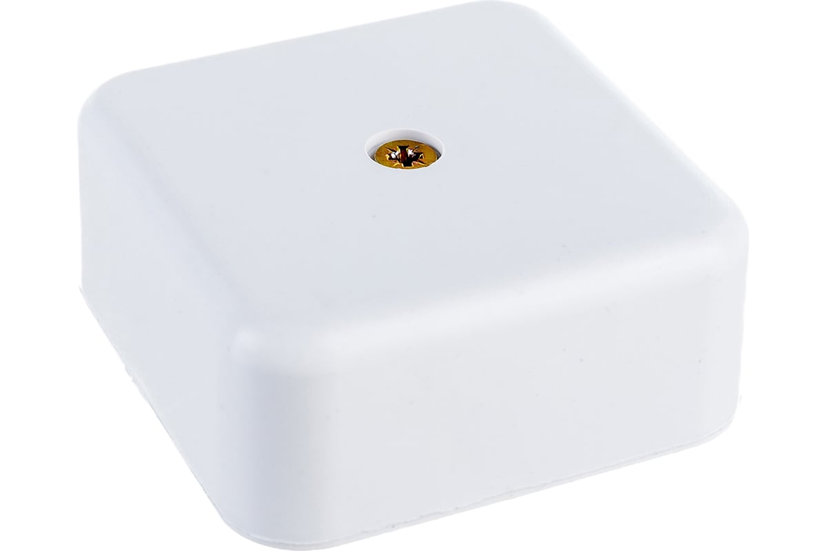 Распаечная коробка для кабель-канала УРАЛ ПАК 50х50х20мм, белая, без .
