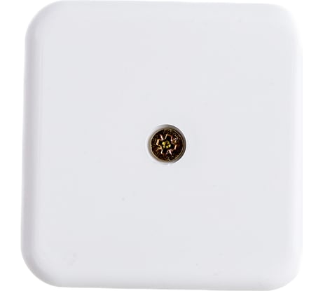 Распаечная коробка для кабель-канала УРАЛ ПАК 50х50х20мм, белая, без клеммы IP40 КР-513190050-100