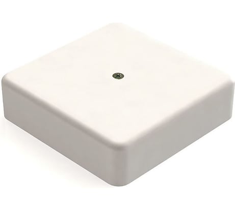 Распаечная коробка для кабель-канала УРАЛ ПАК 100х100х29мм, белая, без клеммы IP40 КР-513190100-060