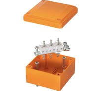 Коробка пластиковая DKC FS с гладкими стенками и клеммниками, IP56, 100x100x50 мм, 5р, 450V, 10A, 6 мм2 1 ШТ FSB10506