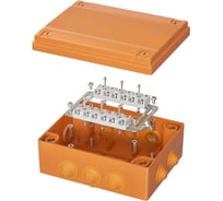 Коробка пластиковая DKC FS с кабельными вводами и клеммниками, IP55, 240x190x90 мм, 12р, 450V, 32A, 10 мм2 1 ШТ FSK411210