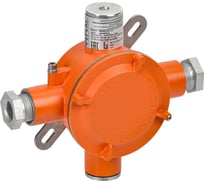 Коробка взрывозащищенная IEK ВРК-41-24-1-d с 4 вводами VRK11-34-4-24-D