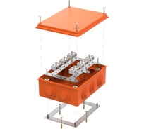 Коробка огнестойкая Промрукав для о/п 40-0320-FR6.0-4-12-Р Е15-Е60 RAL9005 200х150х75 40-0320-9005-FR6.0-4-12-Р