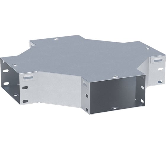 Крестообразный ответвитель EKF 50х150мм RAL x5015008-RAL 1