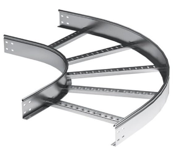 Горизонтальный угол DKC 90 градусов, 100x300 R-600, горячеоценкованный LC1630HDZ 46416 1