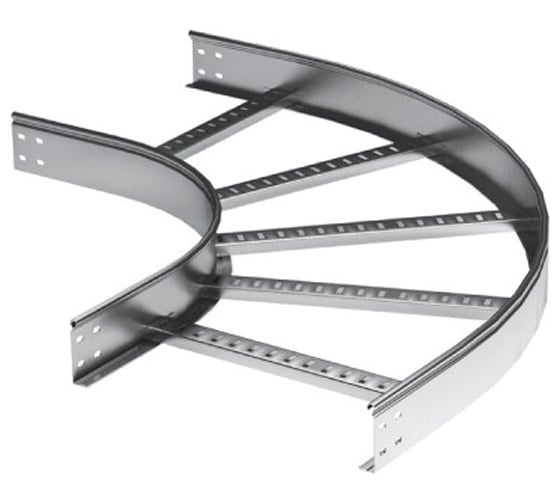 Горизонтальный угол DKC 90 градусов, 100x400 R-300, горячеоценкованный LC1340HDZ 1