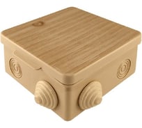 Коробка распределительная KOPOS wood style RK 8101 (SD), светлое дерево, для О/П 80x80x50мм 7хD25мм, IP54 RK-8101_SD