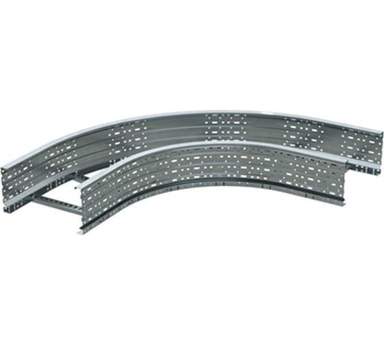 Лестничный угол DKC 90 градусов, 80x400, R660, горячий цинк, ULD684HDZ 1