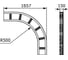 Листовой угол DKC 90 градусов, 150x900, горячий цинк USD659HDZ 2