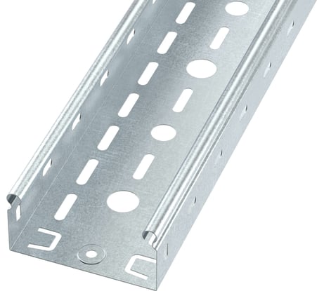 Лоток DKC листовой перфорированный 100x50 L3000 сталь 0.6мм S3 SPL3510DIY