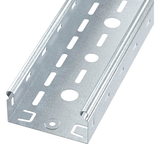 Лоток DKC листовой перфорированный 100x50 L3000 сталь 0.6мм S3 SPL3510DIY