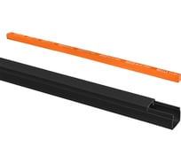 Кабель-канал черный TDM ELECTRIC 12х12, 2 метра, упаковка 70 штук SQ0402-2901