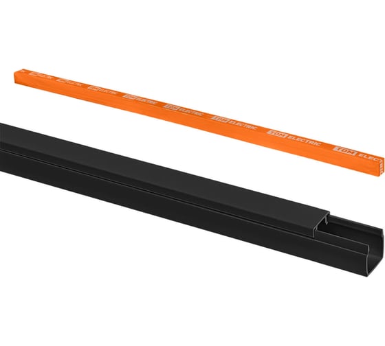 Кабель-канал черный TDM ELECTRIC 12х12, 2 метра, упаковка 70 штук SQ0402-2901 1