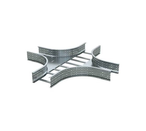 Х-ответвитель DKC лестничный 150x800, R660, горячий цинк ULX658HDZ 98561 1