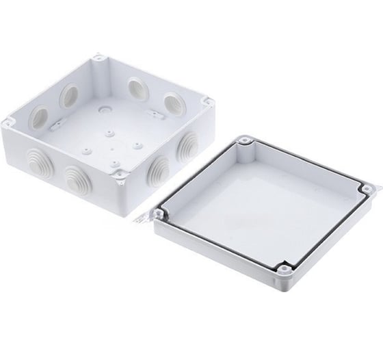 Распаечная коробка ANDELI с крышкой, 150х150х70, 8 входов, IP65 ADL18-603