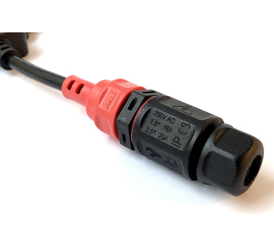 Водостойкий разветвитель TTAF Elektronik IP67 250Vac 16A 1х5 WPA-0306N20
