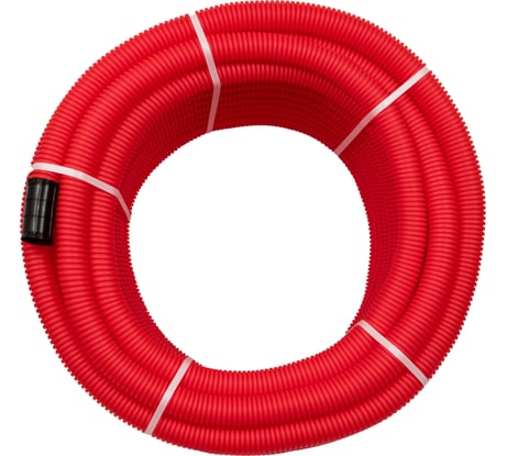 Gigant Труба гофрированная двустенная ПНД гибкая красная D50 с зондом 50м 801050GI