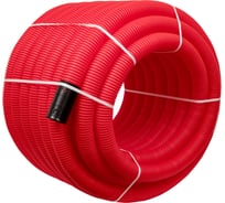Gigant Труба гофрированная двустенная ПНД гибкая красная D75 с зондом 50м 801075GI
