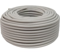 Гофрированная труба ПНД Gigant лёгкая серая D20 с зондом, стойкая к УФ 100м 20120-100GR-GI