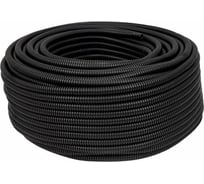 Гофрированная труба ПНД Gigant лёгкая черная D16 с зондом, стойкая к УФ 100м 20116-100GI