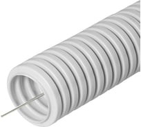 Гофрированная труба ПНД Gigant лёгкая серая D25 50м 20125-50GR-GI