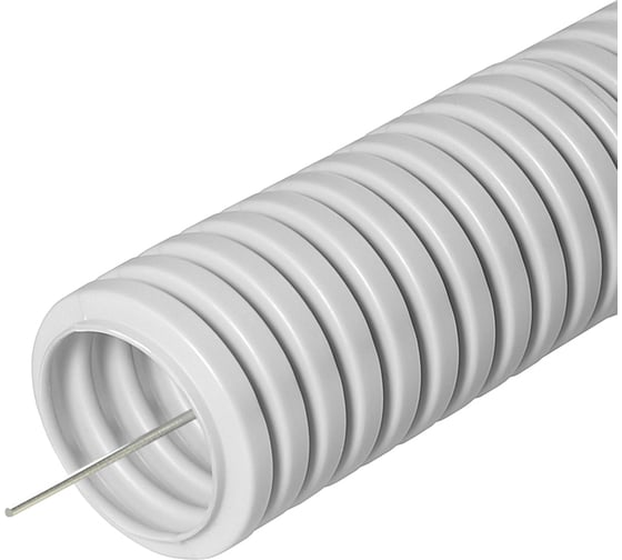 Гофрированная труба ПНД Gigant лёгкая серая D25 50м 20125-50GR-GI 1