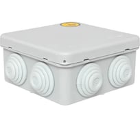 Коробка уравнивания потенциалов EKF КУП-030-031 с крышкой наружная (85x85x40) для прямого монтажа 8 мембр. вводов серая IP55 plc-kmr-030-031-g