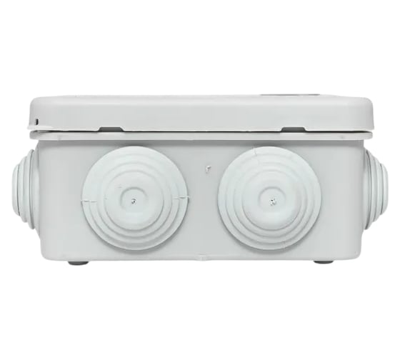 Коробка уравнивания потенциалов EKF КУП-030-031 с крышкой наружная (85x85x40) для прямого монтажа 8 мембр. вводов серая IP55 plc-kmr-030-031-g