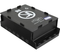 Коробка под заливку в бетон DATAREX, 16/24 модулей, черный DR-PRO-057004